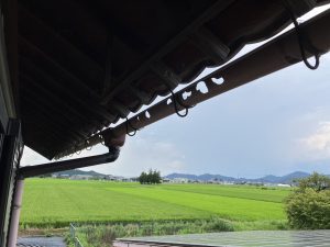 雨樋交換　現場調査・東近江市